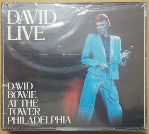 稀少 新品未開封2CD UK EMI盤Sound + Visionシリーズ David Live (David Bowie At The Tower Philadelphia) EMI CDP 79 5363 2