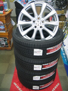 ブリヂストン 国産 スタッドレス タイヤ ブリザック VRX3 225/55R19 225/55-19 ＆ ホイール 新品 4本 2024年製 即納OK 新型 ヴェルファイア