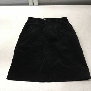 送料無料★MOUSSY マウジー★コーデュロイスカート　タイトスカート★サイズ2★台形スカート★ブラック　黒#50308sag