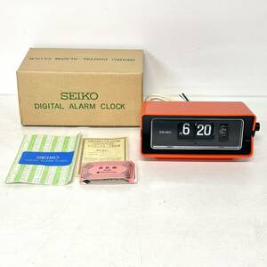 【デッドストック】SEIKO セイコー パタパタ時計 DIGITAL ALARM CLOCK DP631 デジタルアラームクロック フリップクロック 昭和レトロ