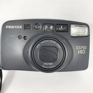 9657　フィルムカメラ　ペンタックス　PENTAX　ESPIO　140　レンズ　ZOOM　LENS　38mm-140mm　ジャンク品　ブラック　ケース付き