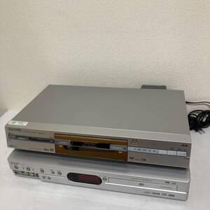 レコーダー2台まとめ Panasonic DVDレコーダー DMR-E330H SHARP HDD一体型DVDレコーダー DV-HR50 本体のみ/Y113-21