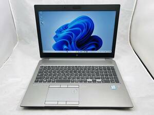 #300645 HP ZBook 15 G6 Mobile Workstation (Core i7-9750H/32GB/512GB NVMe SSD/15.6インチ FHD /Quadro T2000/無線,BT/Win11 Pro)
