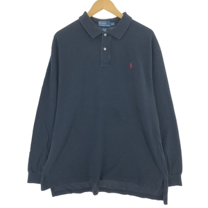 古着 ラルフローレン Ralph Lauren POLO by Ralph Lauren 長袖 ポロシャツ メンズXXL相当 /eaa488807