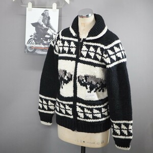 【未使用保管品】NEIGHBORHOOD KANATA.BUFFALO / W-VEST ネイバーフッド カナタ カウチン ジャケット セーター 2013年秋冬 Lsize カナダ製