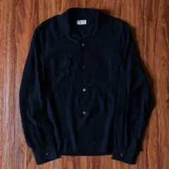 BUTCHER PRODUCTS Open Collar Rayon Shirt