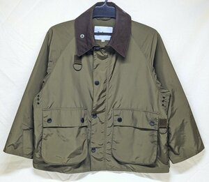 【Barbour】Bshop別注 スペイ ジャケット Sサイズ カーキ 2101032 バーブァー Spey Jacket/中古品/ab5085