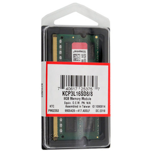 【ゆうパケット対応】Kingston製 KCP3L16SD8/8 SODIMM DDR3 PC3-12800 8GB [管理:1000024524]