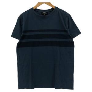 ゆうパケットOK A.P.C. アーペーセー 半袖Ｔシャツ sizeM/ブルー系