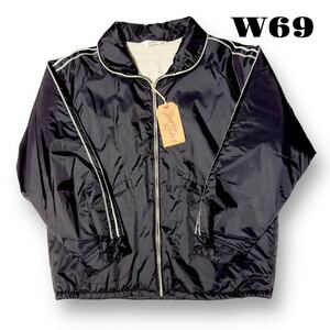 ★年末セール中！ TENDERLOIN テンダーロイン NYLON RACING JKT JACKET ナイロン レーシング ジャケット ジップ コーチ BLACK ブラック黒 L