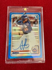 2020 TOPPS bowman 1st 【francisco alvarez】auto 62/150 