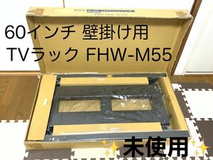 未使用 共栄商事 オーロラ マルチディスプレイハンガー FHW-M55 60インチ 壁掛け用 テレビラック インテリアTV テレビ ディスプレイ