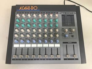 N598/Roland 8 CHANNEL STEREO MIXER RX-82 ローランド ステレオミキサー 通電確認のみ