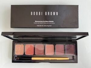 新品　海外　BOBBI BROWN（ボビイ ブラウン）　shimmeringリップグロスパレット　口紅　６色　ベージュ　