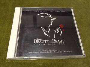 ◇美女と野獣 ブロードウェイ・ミュージカル版 CD 再生面キズ多 全曲再生確認済 ディズニー BEAUTY AND THE BEAST 即決