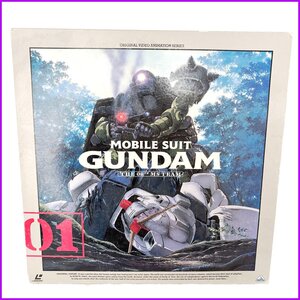 中古▲機動戦士ガンダム 第08MS小隊▲アニメ ブックレット付 レーザーディスク バンダイビジュアル セル画 外伝 一年戦争 札幌