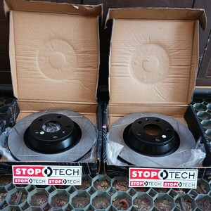  STOP TECH AUDI アウディ 8J系 TT リア スリッド ディスク ブレーキ ローター 左右セット 125.33121 VW 直径 310mm 厚さ/ 22mm 