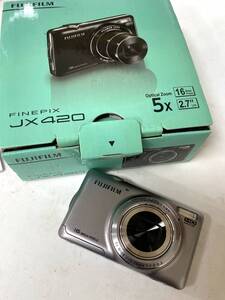 極美品 FUJIFILM 富士フィルム FinePix JX420 コンパクトカメラ フィルムカメラ 動作未確認 付属品有 ot093001