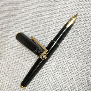 ◆パイロット 万年筆 カスタム 18K-750 ゴールド ブラック 日本製 PILOT CUSTOM　