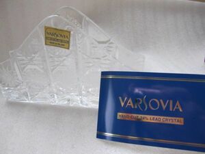 VARSOVIA バルソビア　クリスタル　メモスタンド?ポーランド製