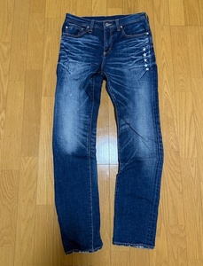 uniform experiment デニム SLIM-FIT STRETCH DAMEGED DENIM PANT fragment