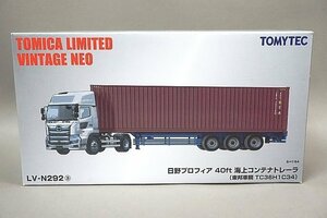 TOMICA トミカリミテッドヴィンテージネオ 1/64 日野 プロフィア 40ft 海上コンテナトレーラ (東邦車輛 TC36H1C34) LV-N292a