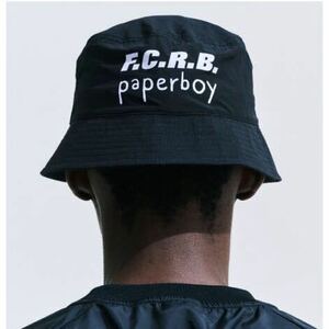 【新品】 F.C.Real Bristol paperboy BUCKET HAT BLACK ブリストル 帽子 ハット バケットハット ブラック CAP キャップ FCRB Soph