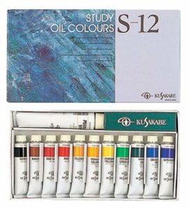 クサカベ 油絵具 習作用 油絵具セット 11色セット S-12 20ml(未使用品)　(shin