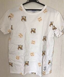 kitsune ベースボール Tシャツ M キツネ