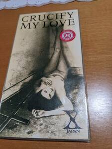 X-JAPAN CRUCIFY MY LOVE/WEEK END（東京ドームライブバージョン）　８ｃｍシングル　レンタル落ち