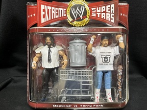 JAKKS：WWE EXTREME SUPERSTARS 2PACK 限定 マンカインド＆テリー・ファンク w/シャツ （未開封品）