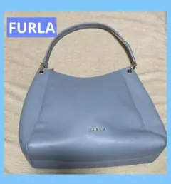 フルラ  FURLA 水色　2way バッグ　トート　ショルダー