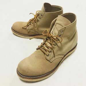 RED WING SHOES Made in USA 8167 サイズ9 Ｄ 27cm スエード ベージュ