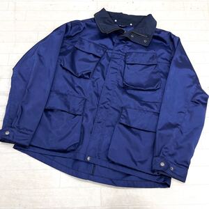 1557◎ TOMMY HILFIGER トミー ヒルフィガー トップス ジャケット アウター フルジップ 長袖 カジュアル ブルー メンズL