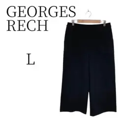 GEORGES RECH ジョルジュレッシュ 黒 カジュアルパンツ L