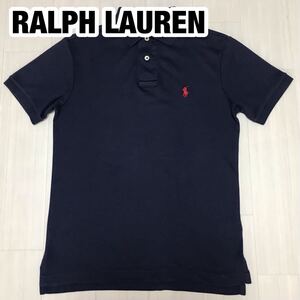 POLO RALPH LAUREN ポロ ラルフローレン 半袖ポロシャツ XS ネイビー 刺繍ポニー