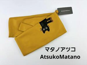 即決★マタノアツコAtsukoMatano　クロネコ合皮フィンガーレス手袋　№1128-7　新品