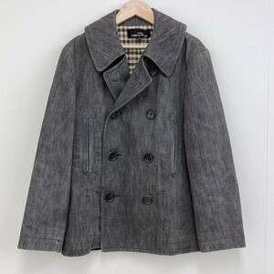 AD2000 tricot COMME des GARCONS デニム ピーコート ブラック 黒 Sサイズ トリココムデギャルソン ジャケット VINTAGE archive 4010474