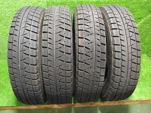 中古 ブリヂストン タイヤ 155/80R13 アイスパートナー2 2021年製 冬タイヤ ウィンター 4本セット