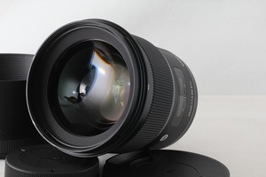 ◆極上美品◆シグマ SIGMA 50mm F1.4 DG HSM Art ニコンF用 フード 大口径標準レンズ◇ME46059