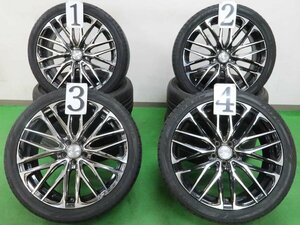 4本 weds レオニス SK 18インチ 7J +47 5H 100 ラジアル TOYO プロクセス C1S 2022年 225/40R18 プリウス カローラ インプレッサスポーツ