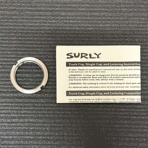 [未使用] 送料無料 Surly New Track Lockring サーリー ニュートラックロックリング lock ring ピスト 固定ギア イングリッシュ規格