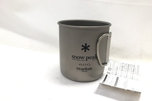 【送料無料】東京)◇Snow Peak スノーピーク チタンシングルマグ600 MG-044R 300 未使用