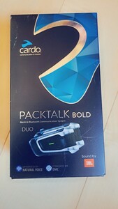 カルドインカムcardo PACKTALK BOLD JBLスピーカー 通話会話音楽