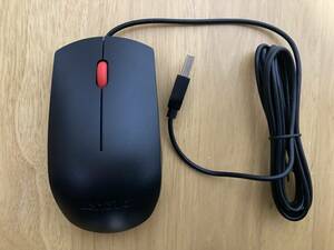 新品未使用　LENOVO レノボ USB光学式マウス メーカー純正 SM50L24505 有線マウス