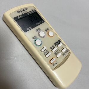 C8108 返品可　動作品　清掃済み　シャープ SHARP エアコン用リモコン A647JB