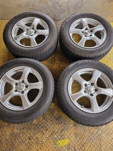 ダンロップ　ヴィオレント　１６インチ6.5Ｊ114.3　５穴+48　ＢＳ　ＶＲＸ205/65Ｒ１６　４本セット