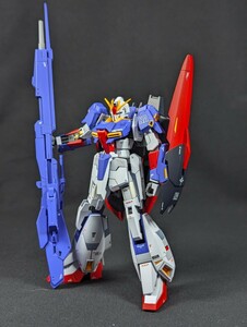 1円スタート 完成品 塗装改修済 プレミアムバンダイ HGUC 1/144 Zガンダム U.C.0088 機動戦士ガンダムZZ HG ゼータガンダム 