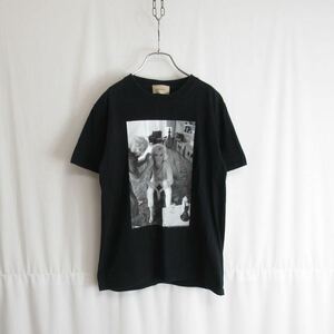 maturely フォト プリント ブラック Tシャツ 半袖 カットソー アート マチュアリー ビームス モード 黒 Tee レディース Sサイズ トップス