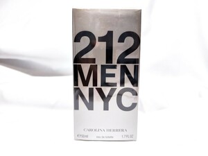 【未開封】【送料無料】CAROLINA HERRERA 212 MEN キャロライナヘレラ 212 メン EDT オードトワレ オーデトワレ オードゥトワレ 50ml